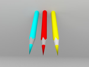pensil Model 3D