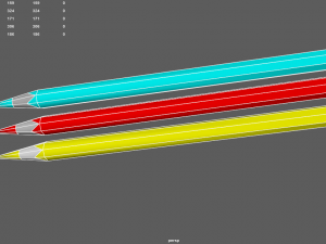 pensil Model 3D