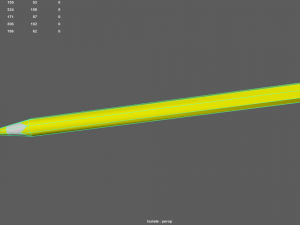 pensil Model 3D