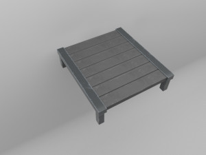 old table 3D Model