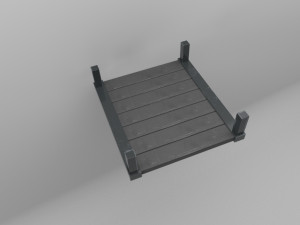 old table Modelo 3D