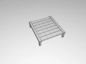 old table 3D Model