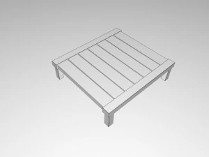 old table 3D Model