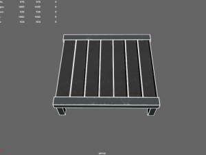 old table Modelo 3D