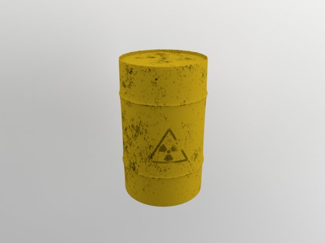 toxic barrel model 3D Модель .c4d .max .obj .3ds .fbx .stl .blend 