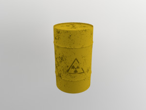 toxic barrel model 3D Model