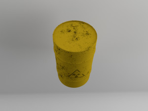 toxic barrel model 3D Модель