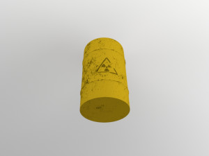 toxic barrel model 3D Модель