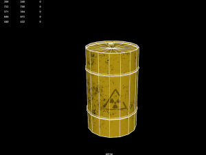 toxic barrel model 3D Модель