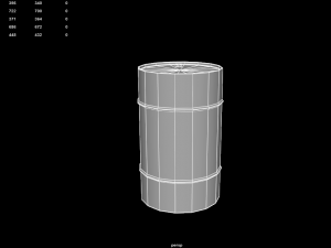 toxic barrel model 3D Модель