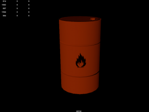 flammable barrel 3D Model