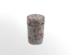 rusty waste oil drums 3D Model