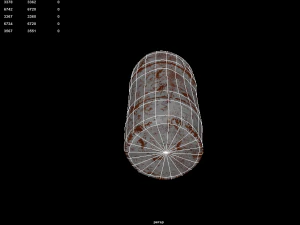 rusty waste oil drums 3D Model