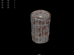 rusty waste oil drums 3D Model