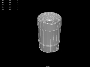 rusty waste oil drums 3D Model