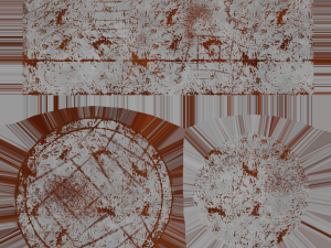 rusty waste oil drums Modello 3D