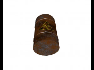 녹슨 통 3D 모델