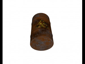 rusty barrel 3Dモデル