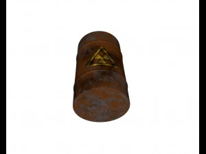 녹슨 통 3D 모델