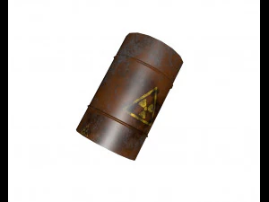 녹슨 통 3D 모델