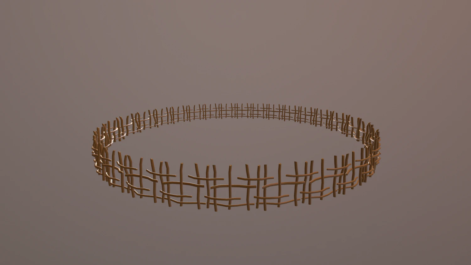 wood log fence 3D Model .c4d .max .obj .3ds .fbx .stl .blend