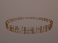 Wood log Fence 3D Model