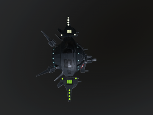 sci-fi military drone - pbr 3D Модель