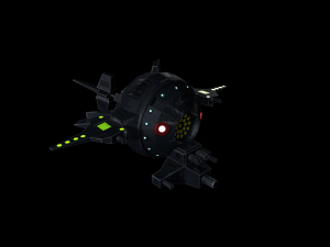 sci-fi military drone - pbr 3D Модель