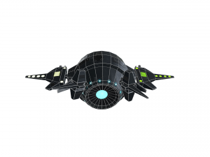 sci-fi military drone - pbr 3D Модель