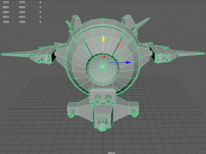 sci-fi military drone - pbr 3D Модель