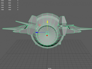 sci-fi military drone - pbr 3D Модель