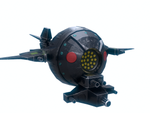 sci-fi military drone - pbr 3D Model