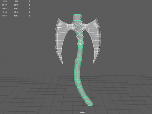 viking bearded - battle axe - pbr 3D Модель