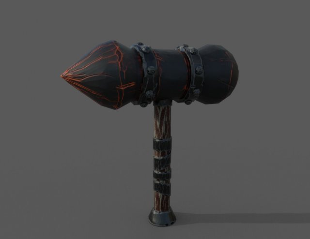great axe - pbr Modèle 3D .c4d .max .obj .3ds .fbx .stl .blend 