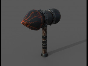 great axe - pbr Modèle 3D