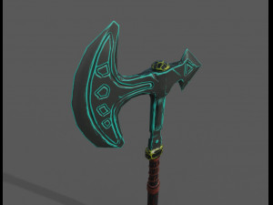 nordic axe - pbr 3D Model