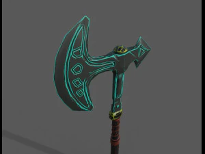nordic axe - pbr 3D Model