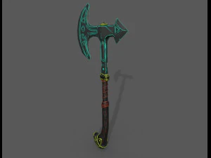 nordic axe - pbr 3D Model
