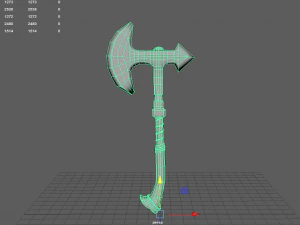 nordic axe - pbr 3D Model