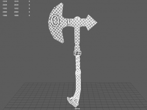 nordic axe - pbr 3D Model