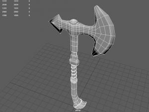 nordic axe - pbr 3D Model