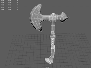 nordic axe - pbr 3D Model
