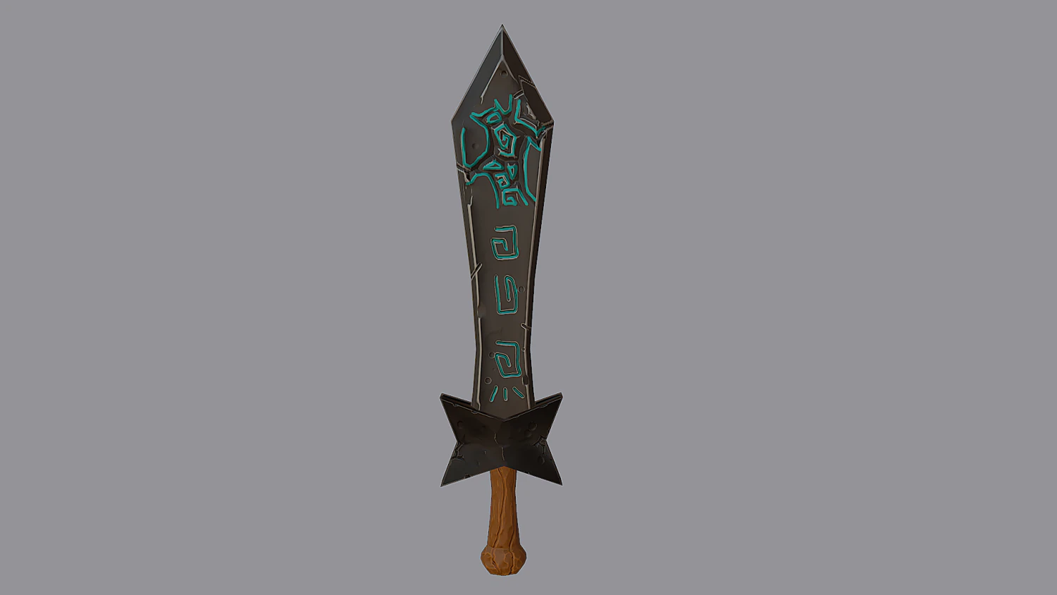 devil sword - pbr 3D Model .c4d .max .obj .3ds .fbx .stl .blend 