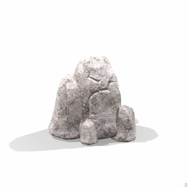 rock - pbr 3D Модель .c4d .max .obj .3ds .fbx .stl .blend 