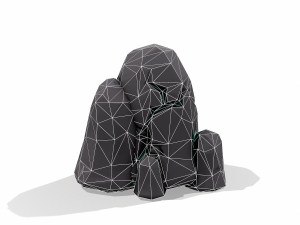 rock stylized - pbr 3D Model