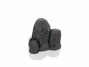 rock stylized - pbr 3D Model