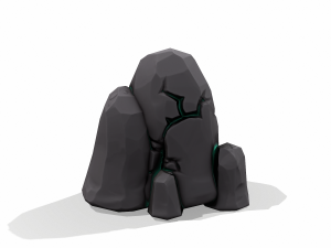 rock stylized - pbr 3D Model