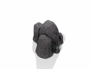 rock stylized - pbr 3D Model