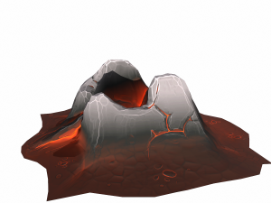 mountain stylized - pbr 3Dモデル