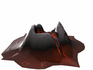 mountain stylized - pbr 3Dモデル